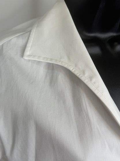 Sarah Alexandra White Collared Long Sleeve Button Up Blouse NWT