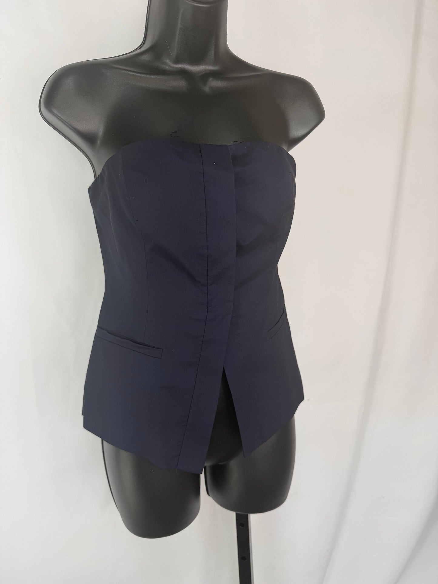 ALC Navy Strapless Vest NWT (Has Matching Skirt)