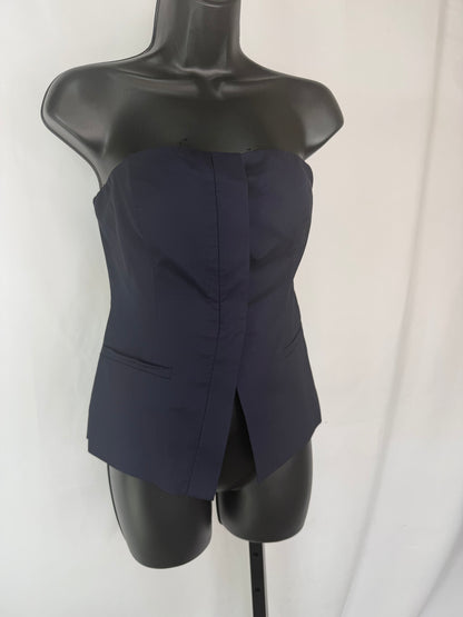 ALC Navy Strapless Vest NWT (Has Matching Skirt)