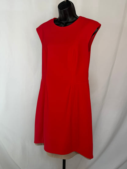 Akris Sleeveless Pin-Tucked Layered Midi Dress