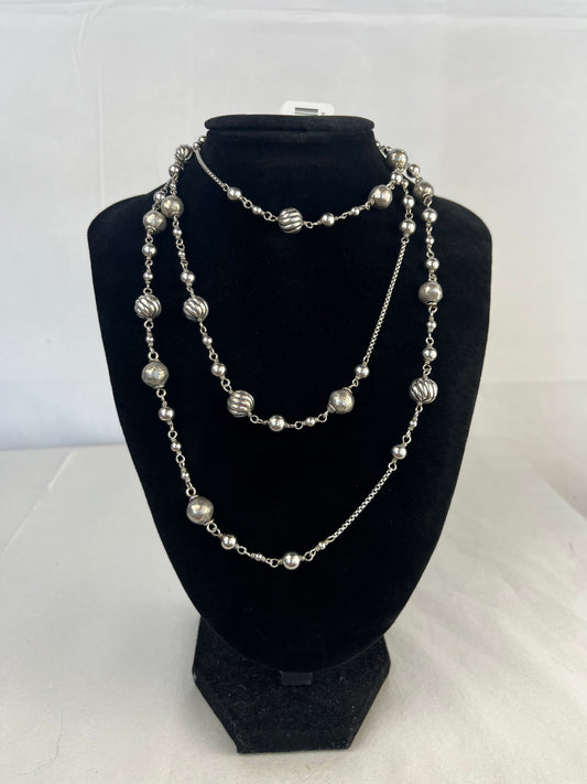 David Yurman Sterling Silver Bijoux Pearl Single Strand