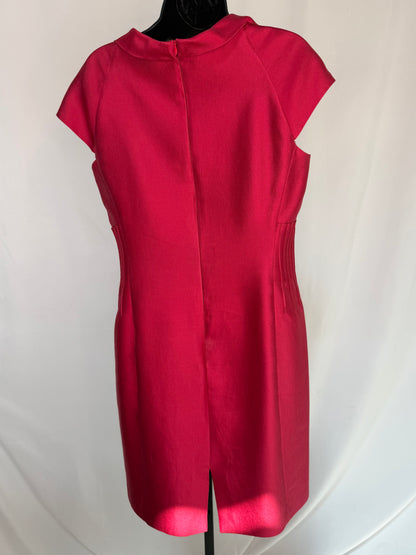 Armani Collezioni Cap Sleeve Cowl Neck Midi Dress