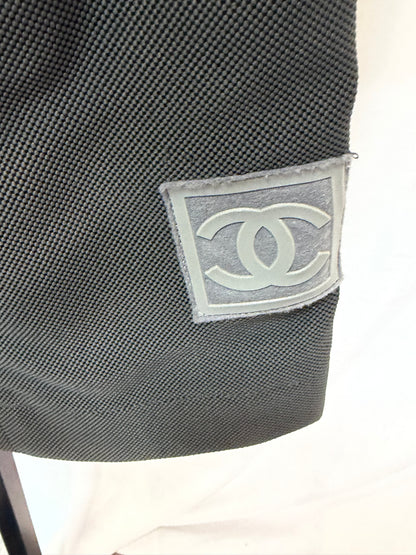 Chanel Grey Textured Multi Zip Ski Pants