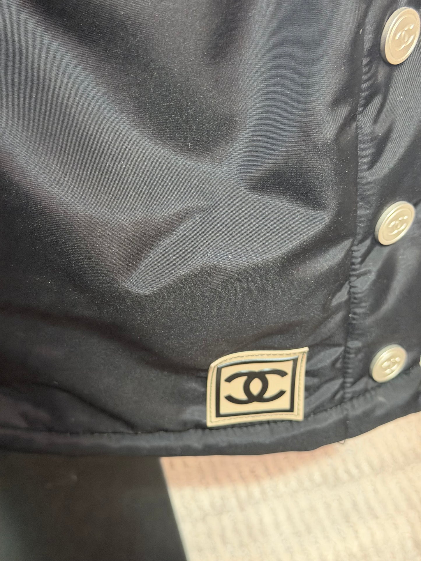 Chanel Black Multi Zip Ski Pants