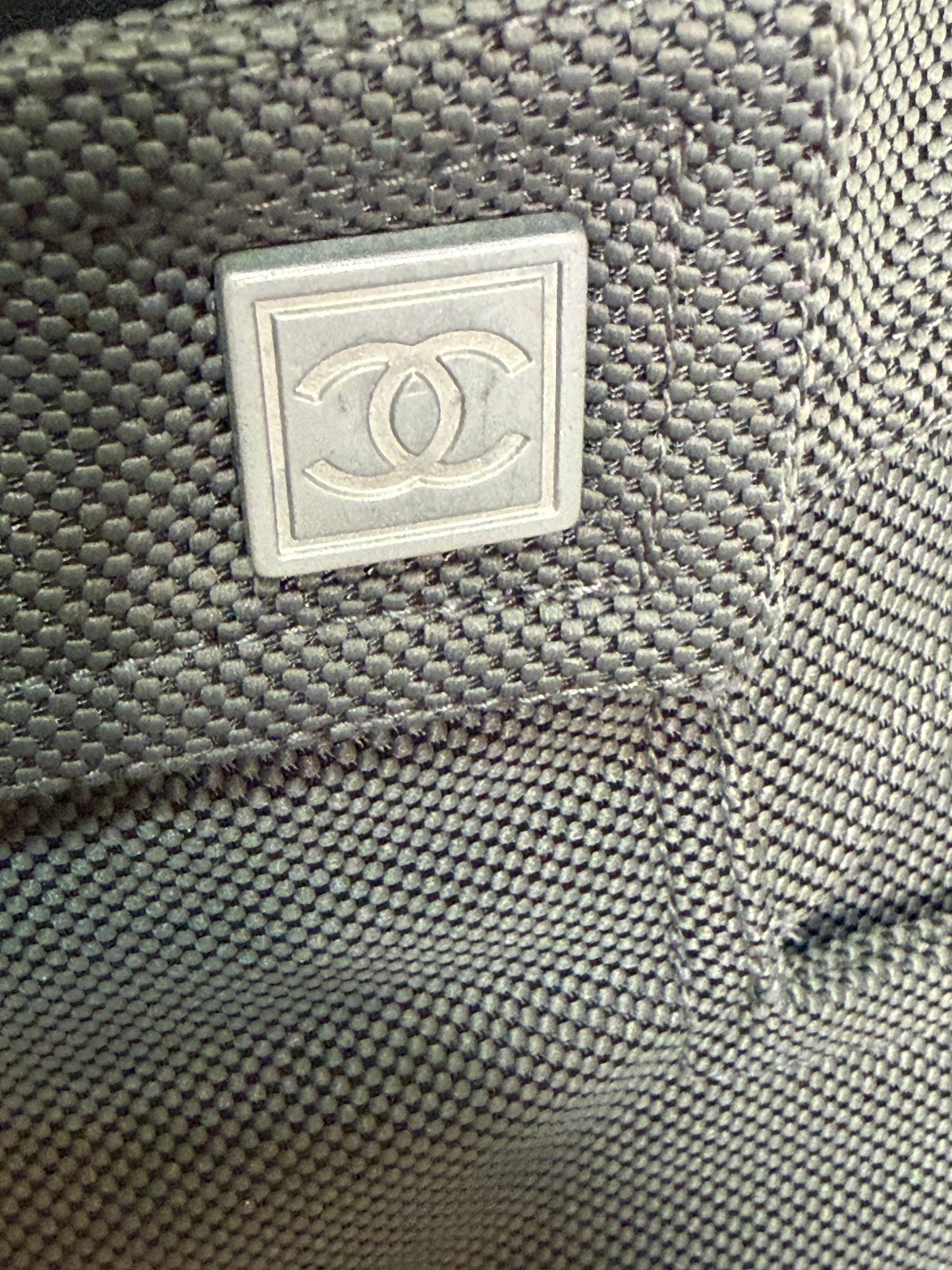 Chanel Grey Textured Multi Zip Ski Pants