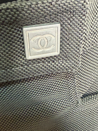 Chanel Grey Textured Multi Zip Ski Pants