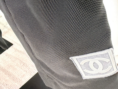 Chanel Grey Textured Multi Zip Ski Pants