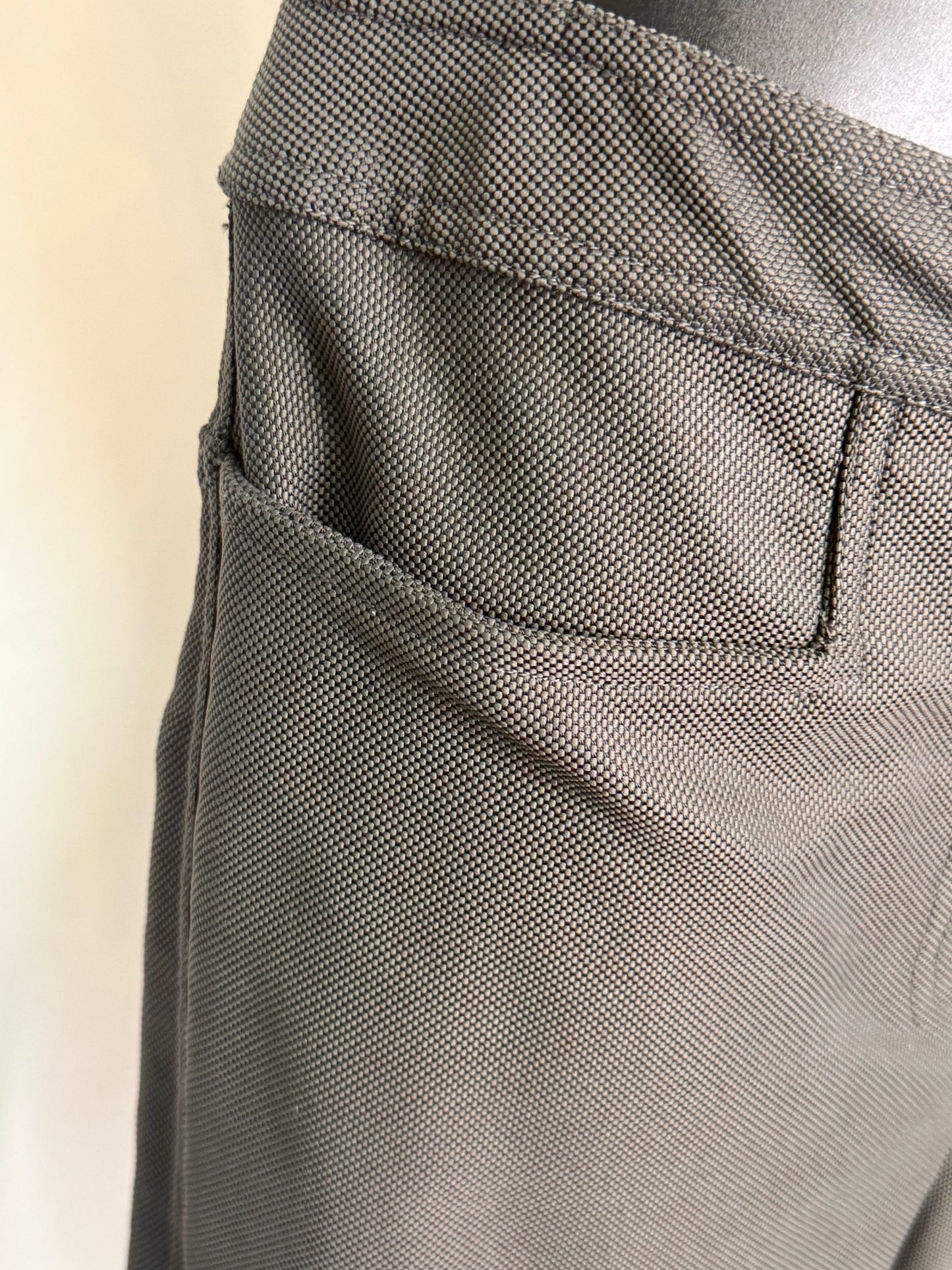 Chanel Grey Textured Multi Zip Ski Pants