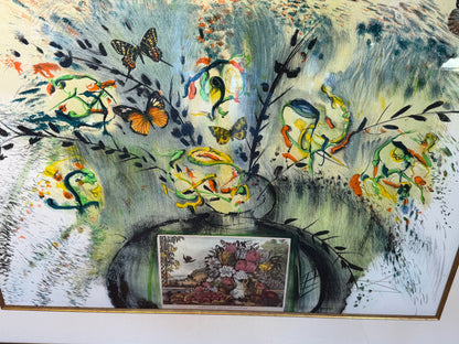 "Les Fleurs et les Fruits" Painting by Salvador Dali