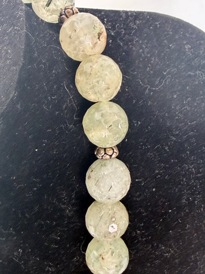Stone Legends Jewelry Green Stone Necklace w/ Moth Pendant