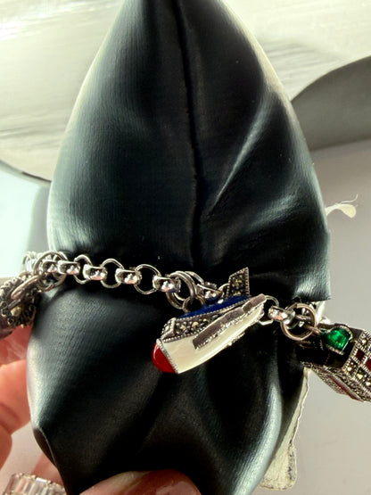 Judith Jack Charm Bracelet