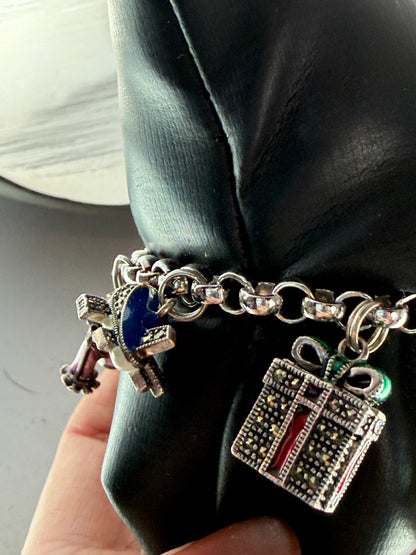 Judith Jack Charm Bracelet