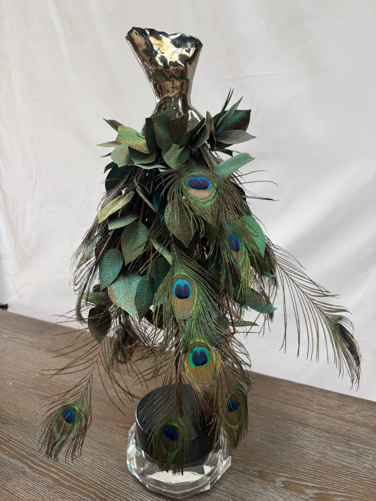 "Peacock" Statue by Estella Fransbergen