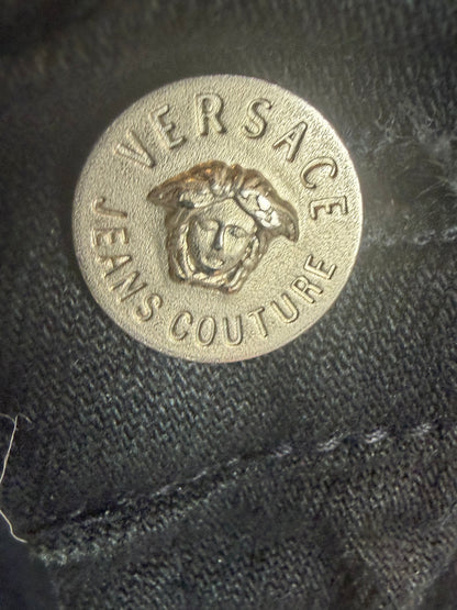 Versace Jeans Couture Vintage Black Wash Straight Leg Denim