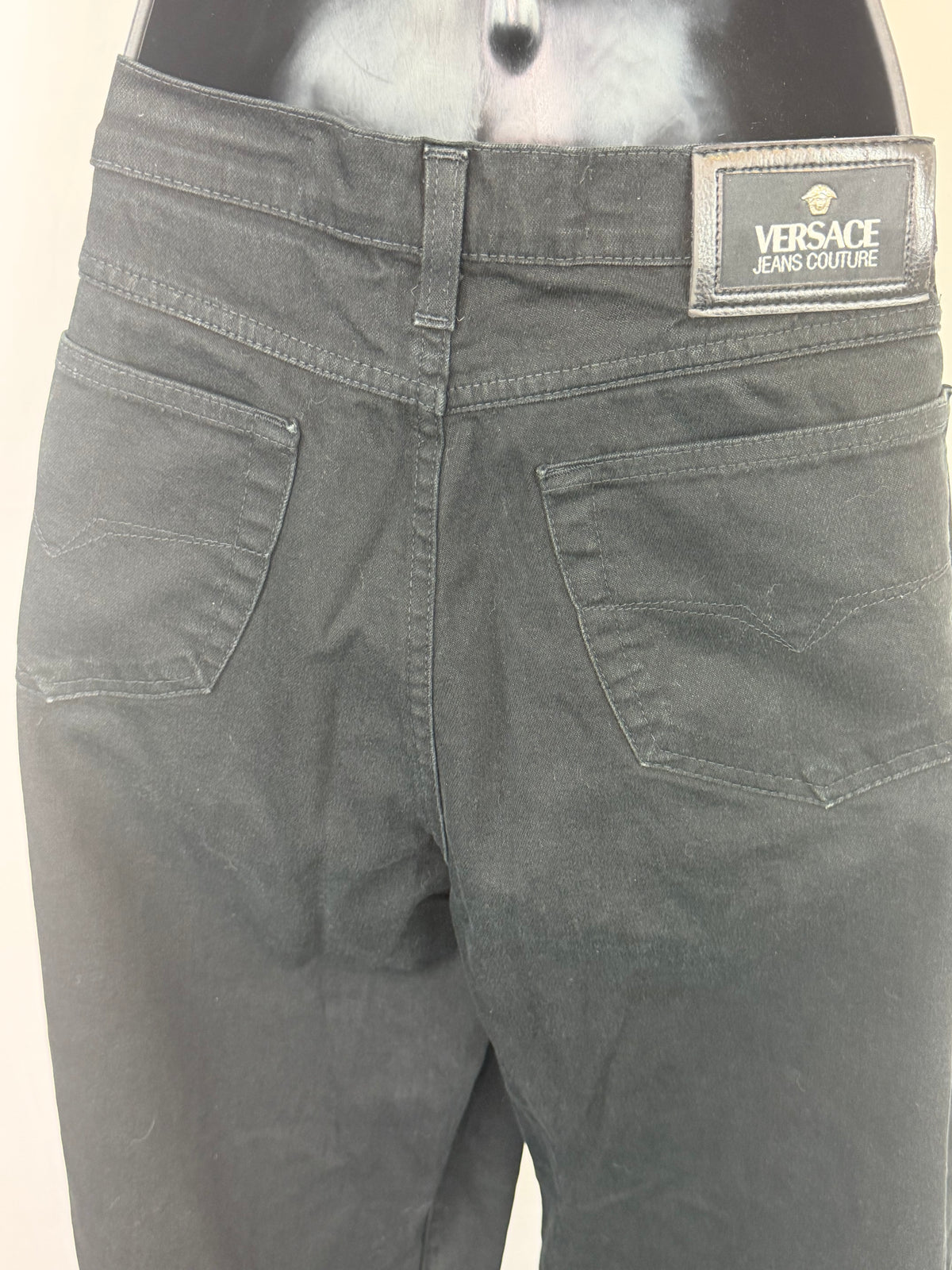 Versace Jeans Couture Vintage Black Wash Straight Leg Denim