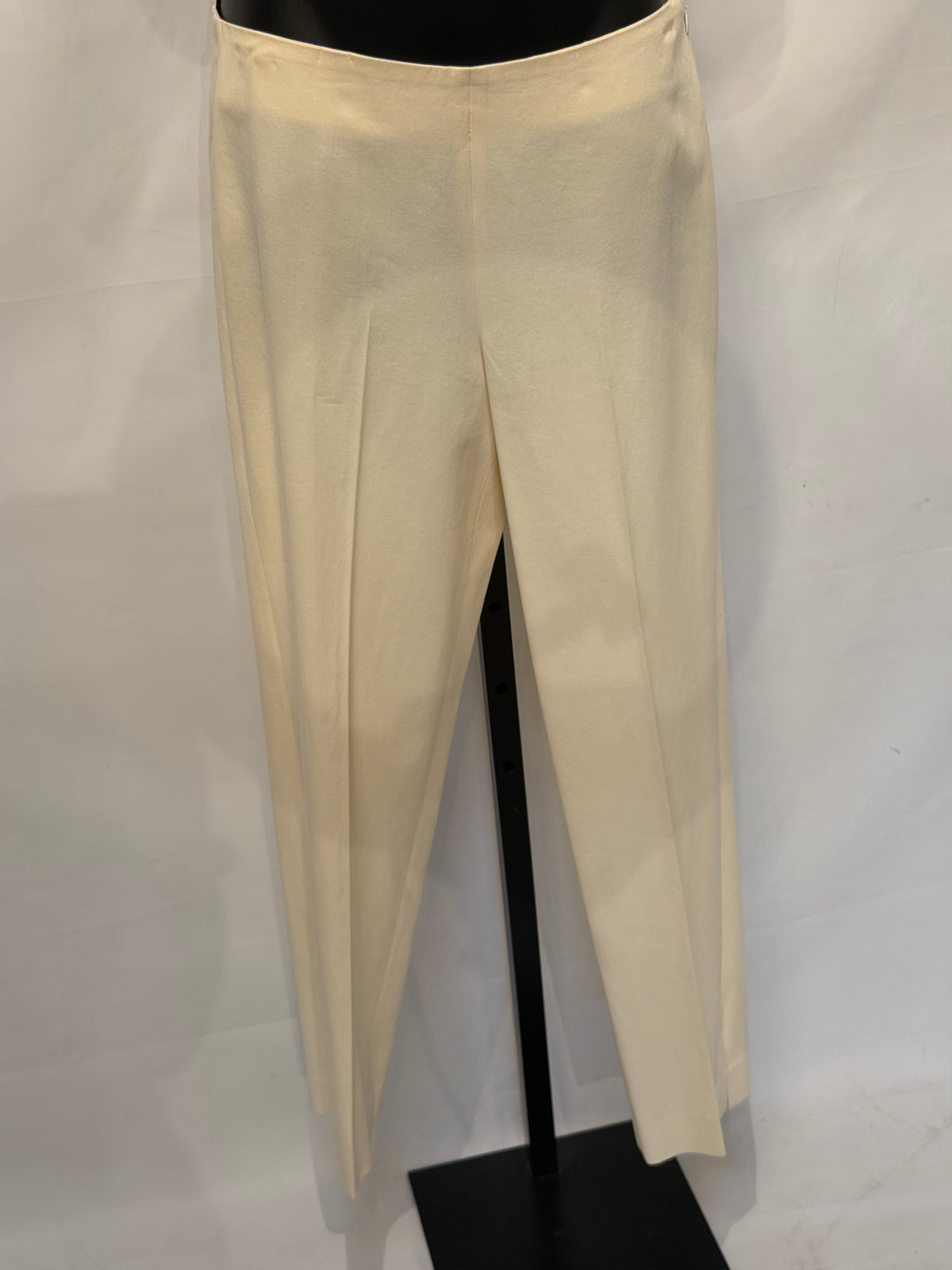 Brunello Cucinelli Cream Straight Leg Pants