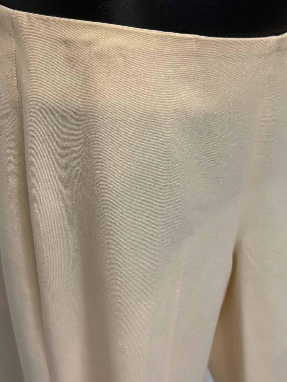 Brunello Cucinelli Cream Straight Leg Pants