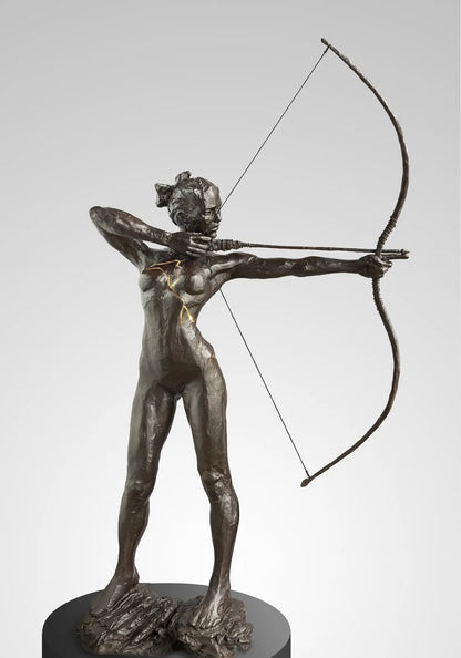 Bow (Goddess) Bronze Sculpture by Paige Bradley