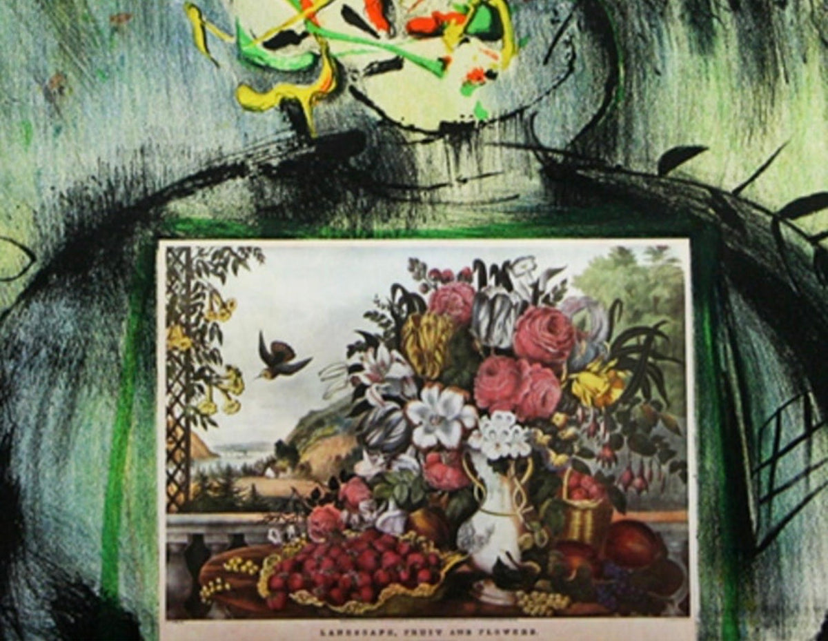SALVADOR DALI - "Les Fleurs et les Fruits" Signed Lithograph on Arches (#1/250)