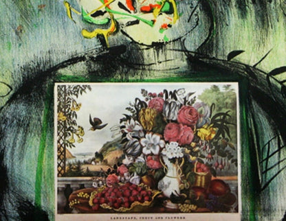 SALVADOR DALI - "Les Fleurs et les Fruits" Signed Lithograph on Arches (#1/250)