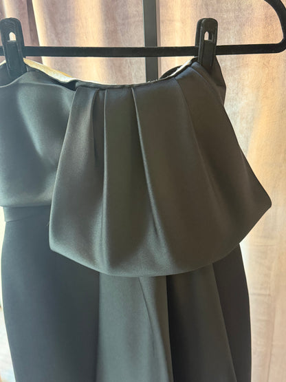 Prada Strapless Kimono Bow Gown