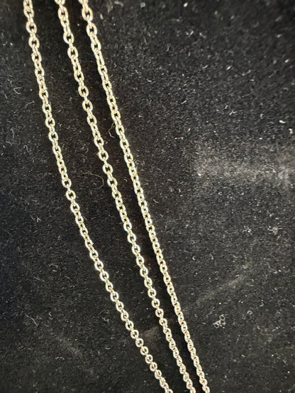 Bony Levy 18K White Gold Pillow Shaped Diamond Pendant Necklace