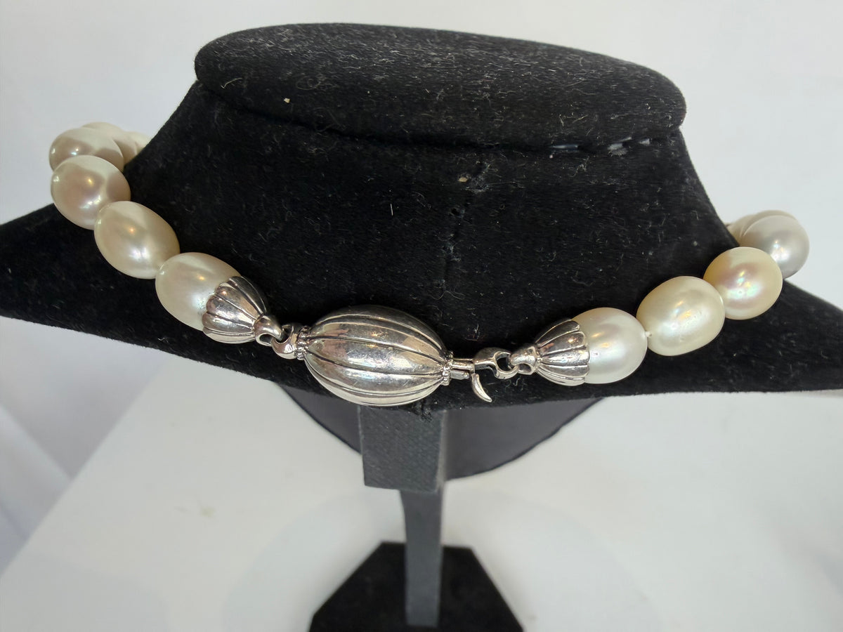 Lagos Sterling Silver & Pearl Necklace