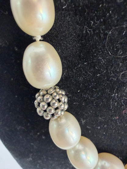 Lagos Sterling Silver & Pearl Necklace