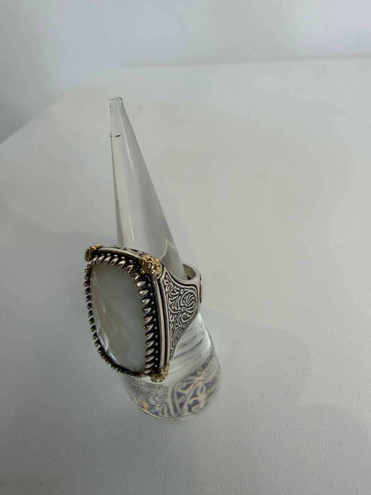 Konstantino 18K Gold & Sterling Silver Mother of Pearl Ring