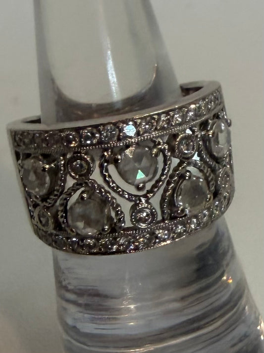 18K White Gold & Diamond Ring Designed by "Bijan Fere"