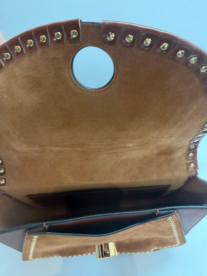 JW Anderson Brown Leather & Suede Crossbody Messenger Bag NWT