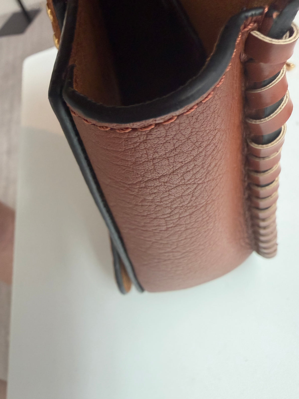 JW Anderson Brown Leather & Suede Crossbody Messenger Bag NWT