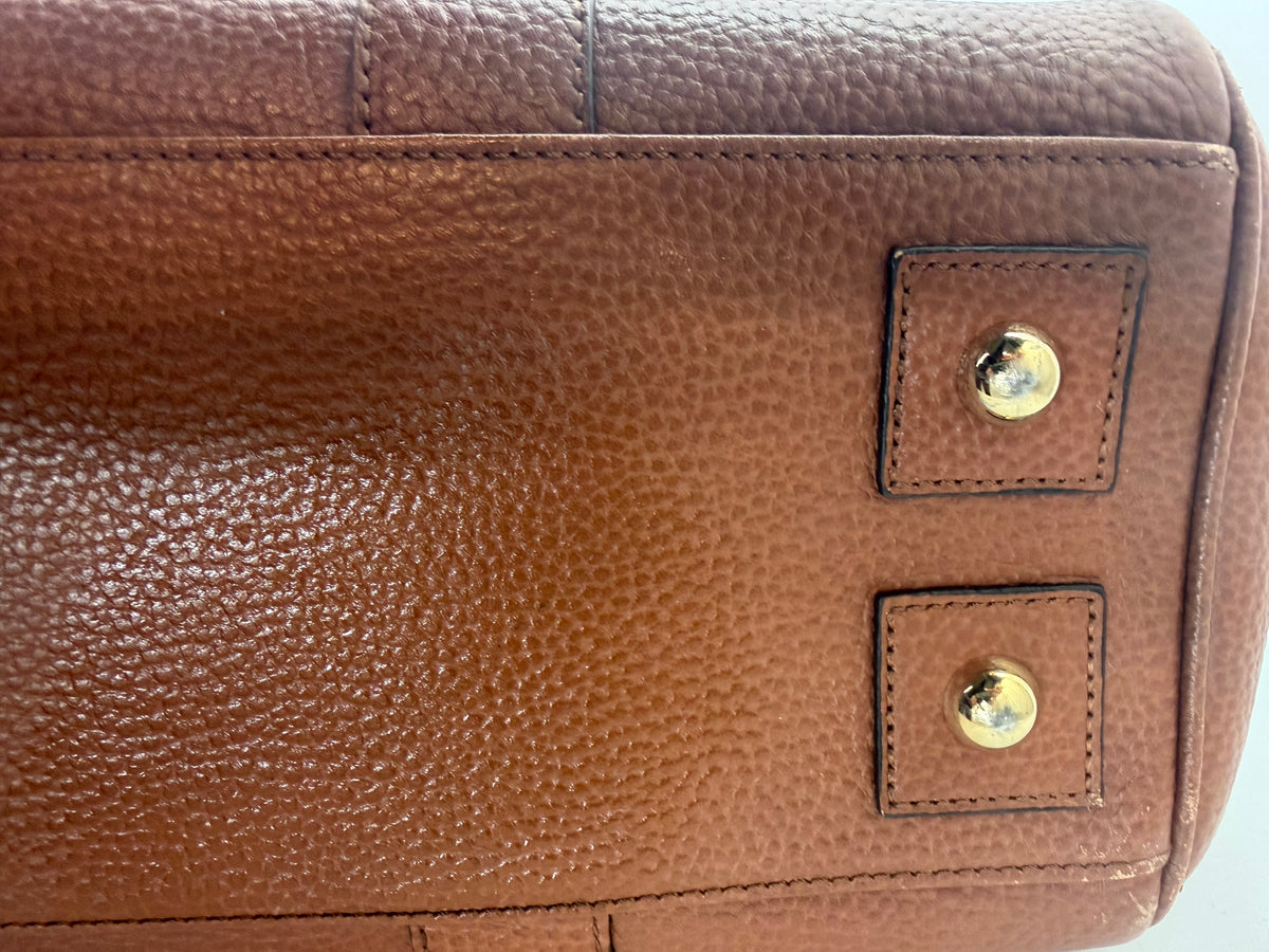 Mulberry Bayswater Oak Small Classic Grain Leather Top Handle