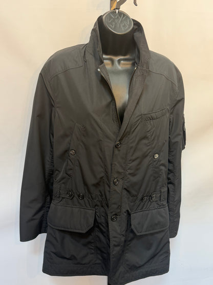 Ralph Lauren Black Zip Up Windbreaker w/ Multiple Pockets