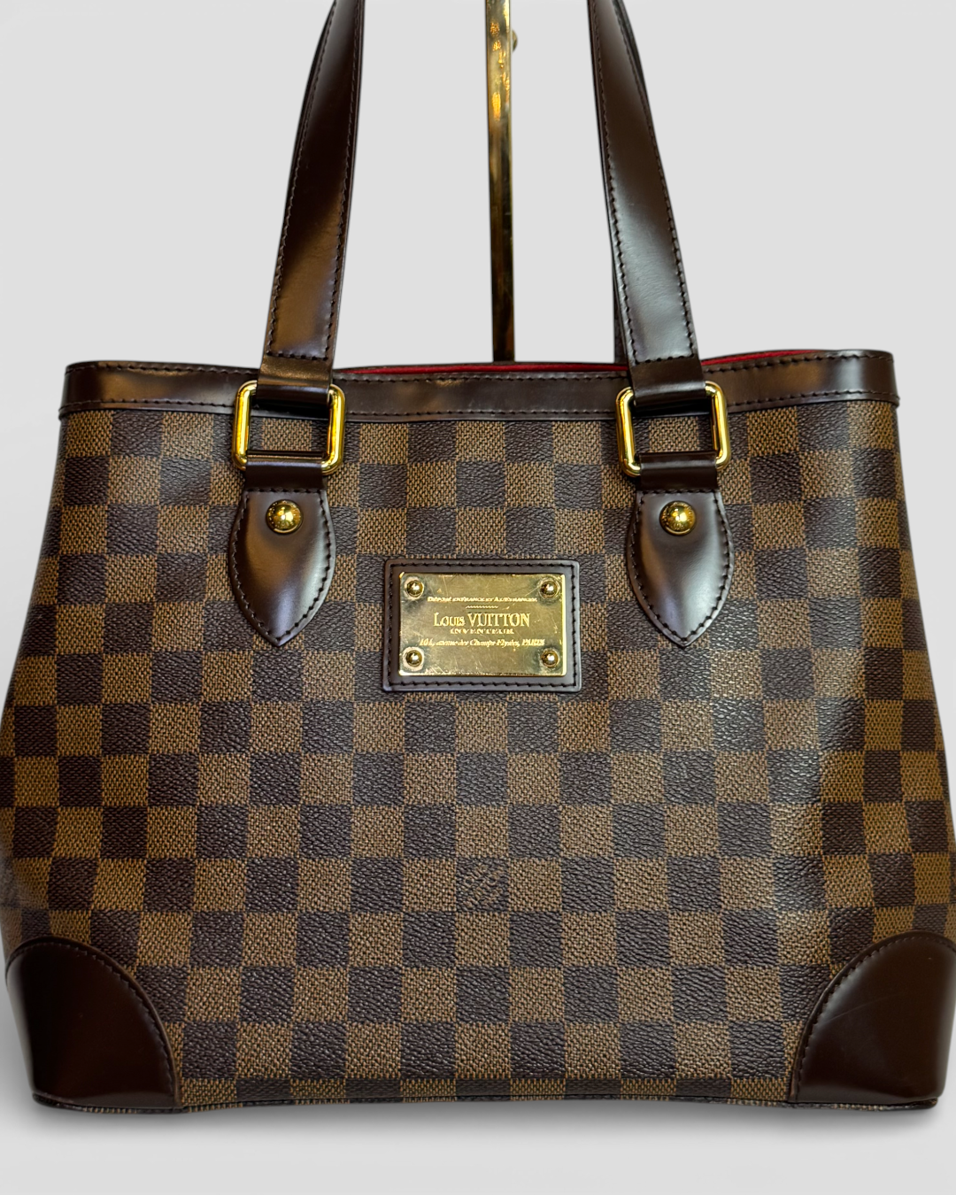 Louis Vuitton Damier Ebene Canvas Hampstead PM Tote Bag