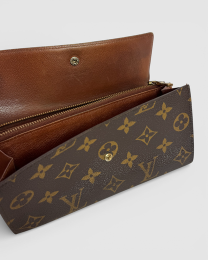Louis Vuitton Monogram "Sarah Long" Wallet