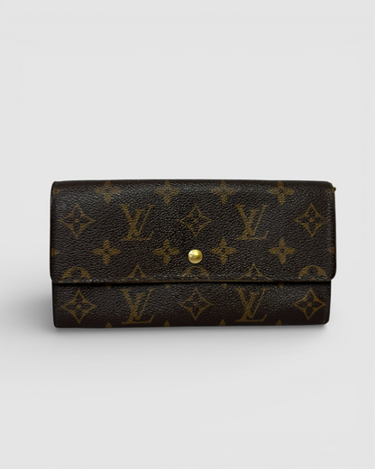 Louis Vuitton Monogram "Sarah Long" Wallet