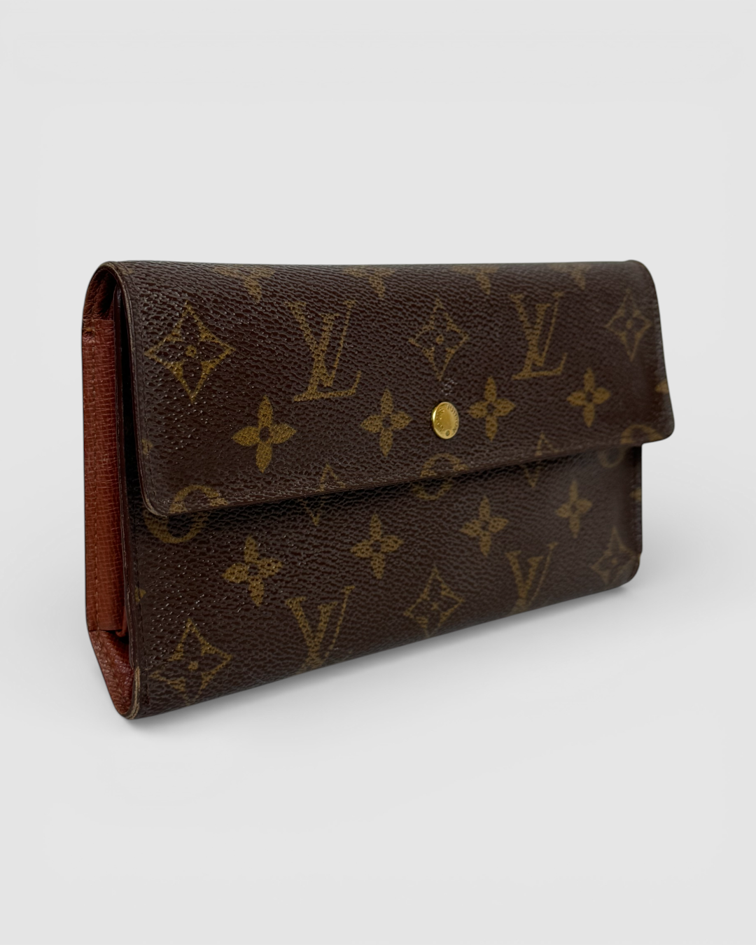 Louis Vuitton Brown Monogram Trifold Wallet