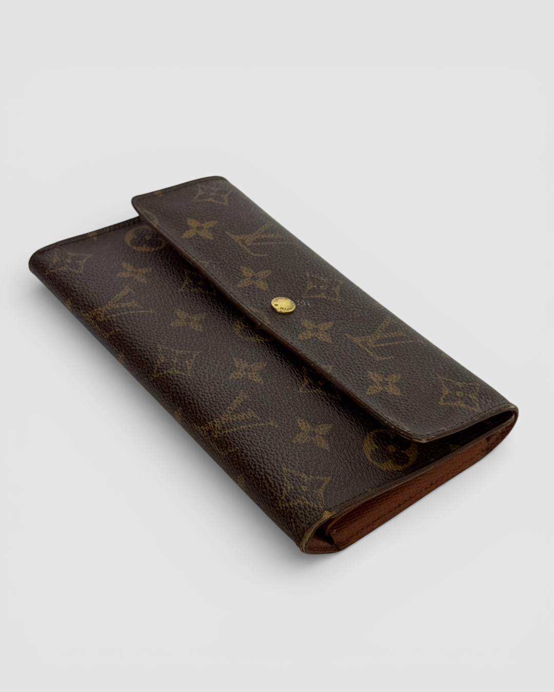 Louis Vuitton Brown Monogram Trifold Wallet