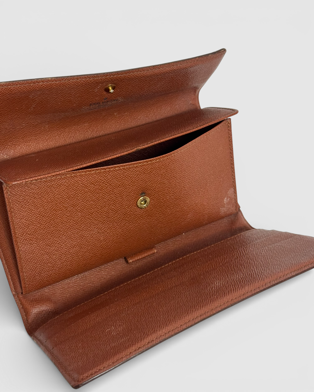 Louis Vuitton Brown Monogram Trifold Wallet