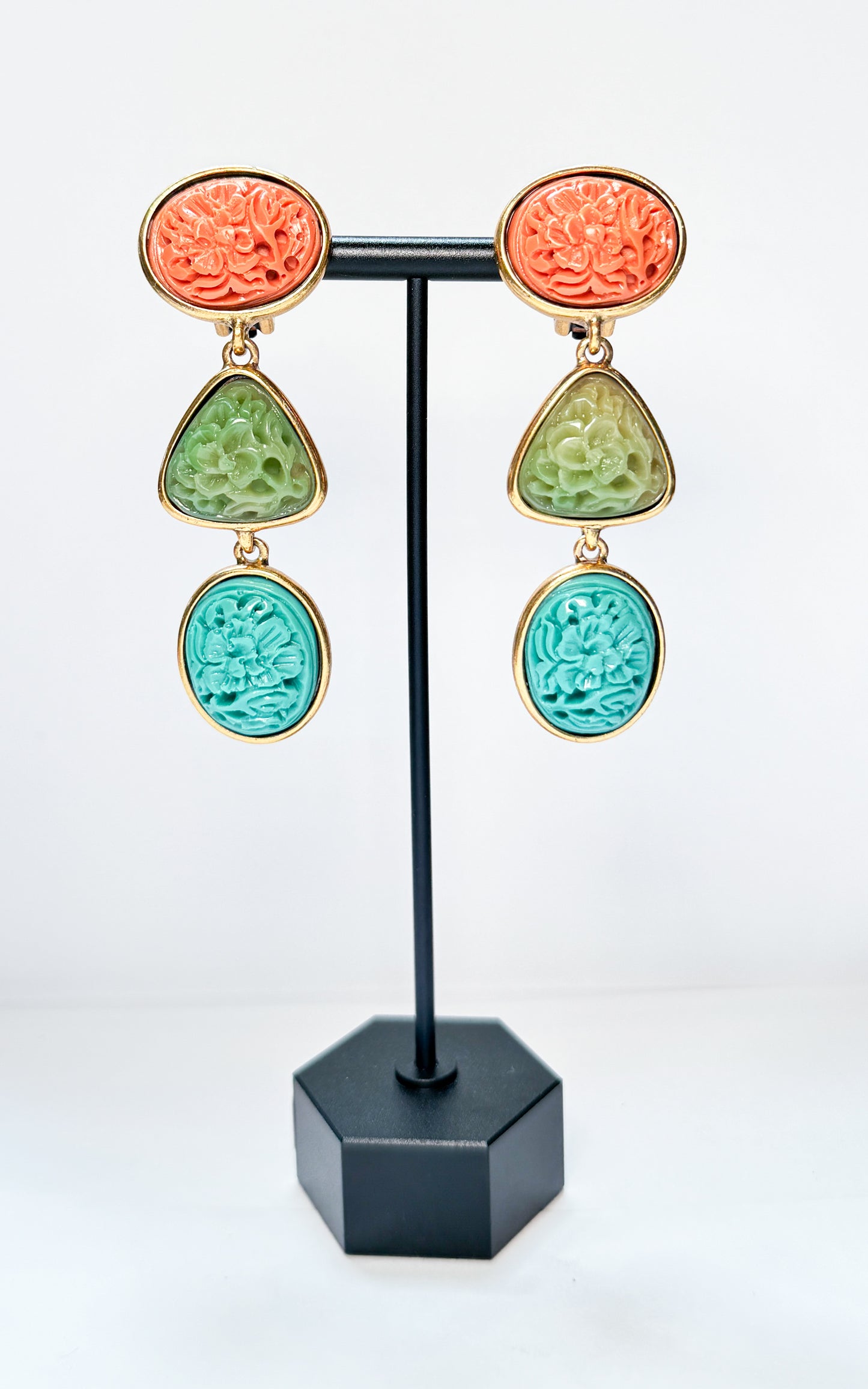 Oscar De La Renta Statment Earrings