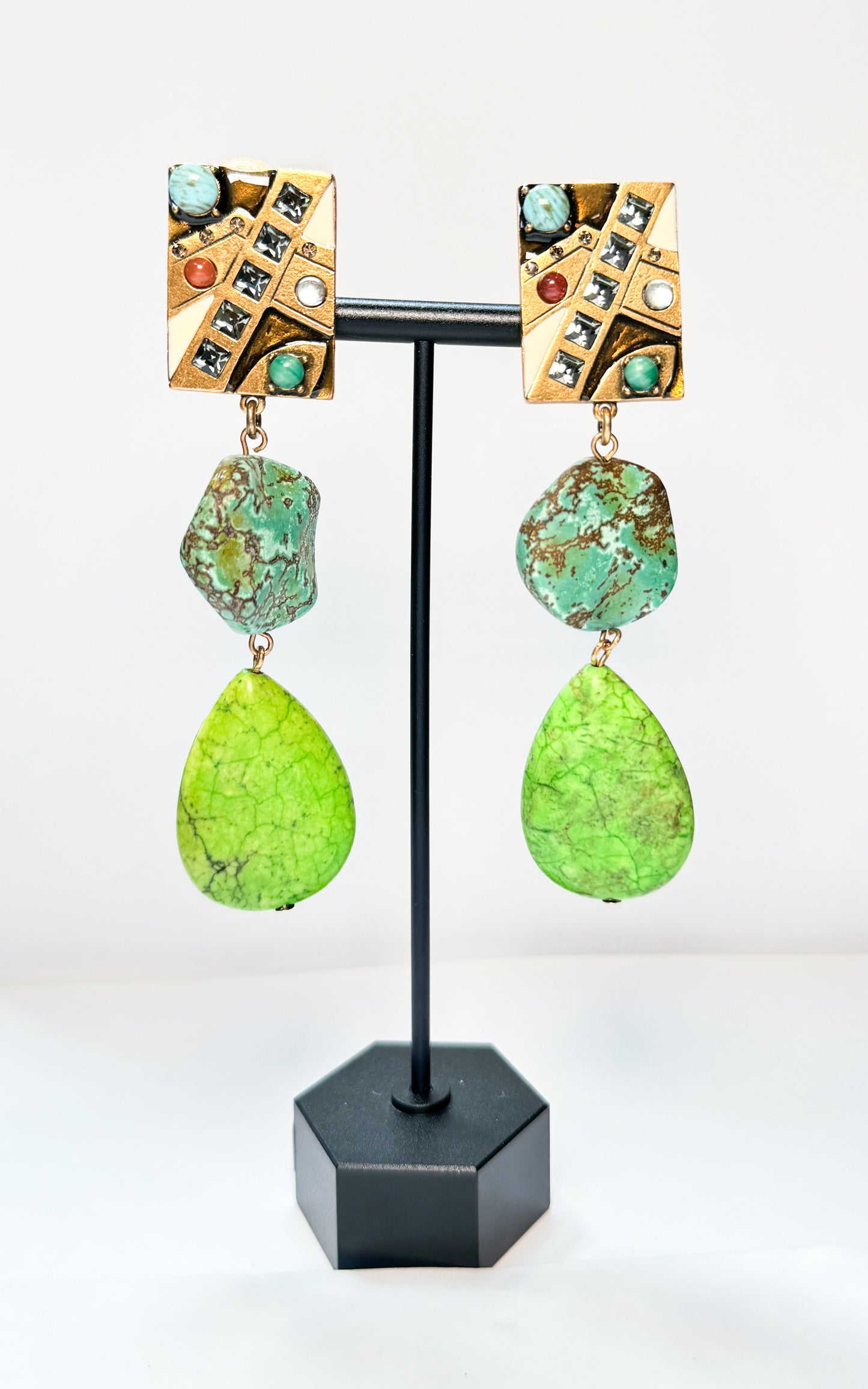 Oscar De La Renta Statment Earrings