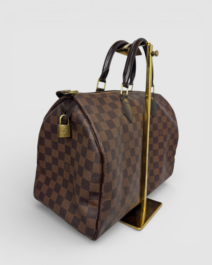 Louis Vuitton Brown Damier Ebene Canvas Speedy 35