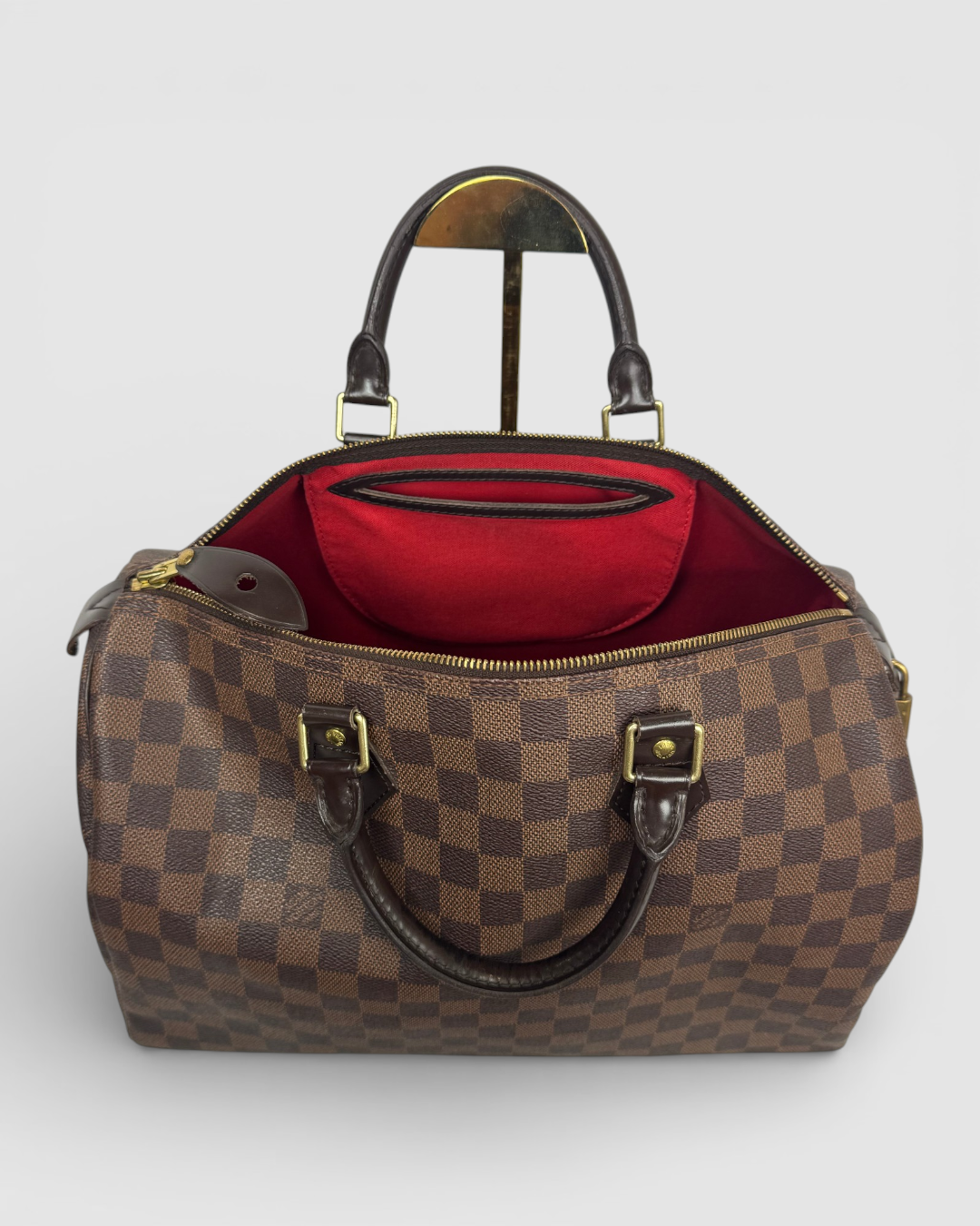 Louis Vuitton Brown Damier Ebene Canvas Speedy 35