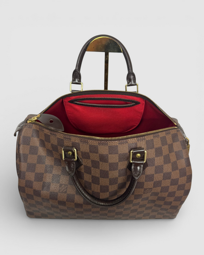 Louis Vuitton Brown Damier Ebene Canvas Speedy 35
