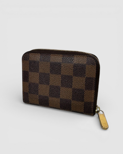 Louis Vuitton Damier Ebene Canvas Zippy Coin Purse