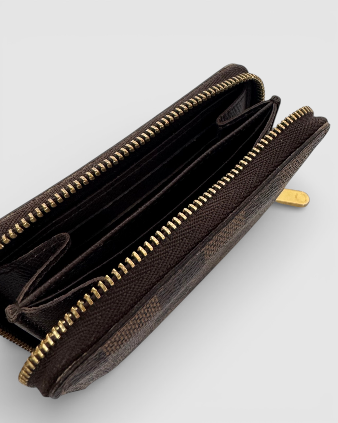 Louis Vuitton Damier Ebene Canvas Zippy Coin Purse