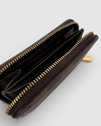 Louis Vuitton Damier Ebene Canvas Zippy Coin Purse
