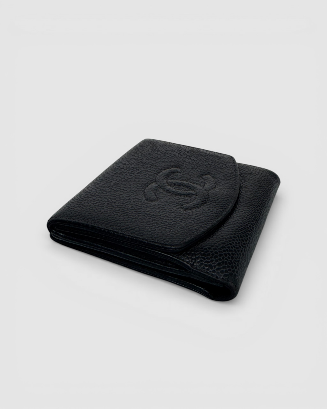 Chanel Black Caviar Bifold Wallet
