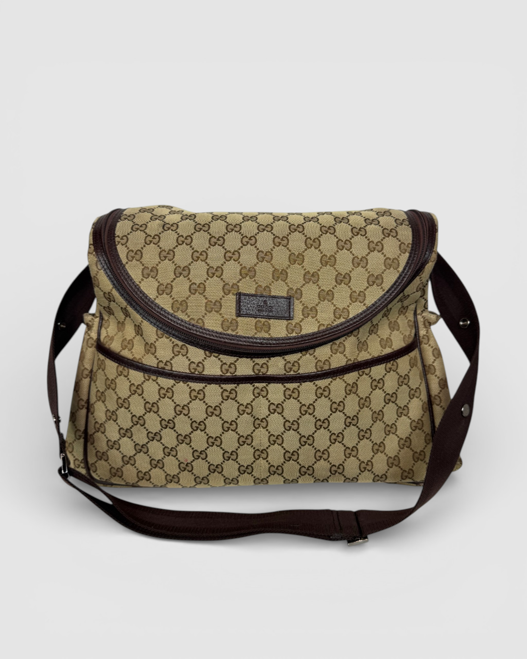 Gucci Monogram GG Canvas Diaper Bag